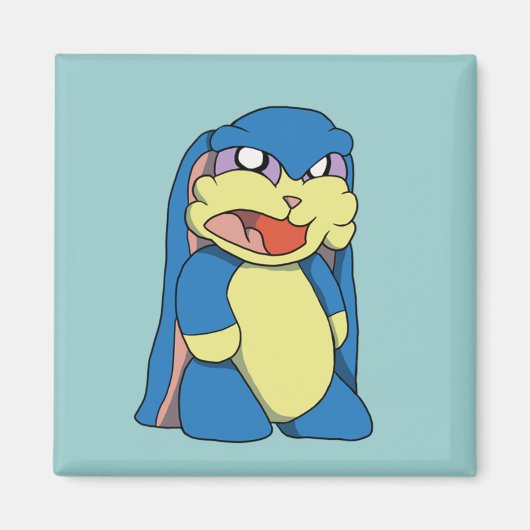 Angry Bunny Magnet Magneet (Voorkant)