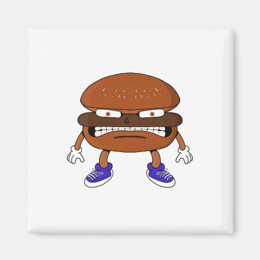 Angry Burger Magneet (Voorkant)