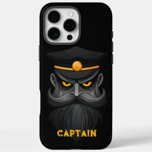 Angry Captain Black iPhone 16 Pro Max Hoesje
