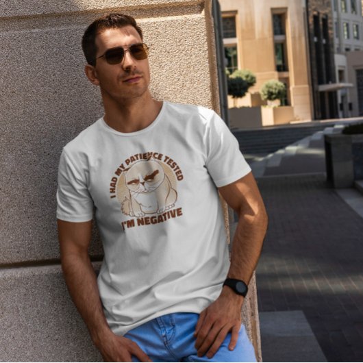 Angry Cartoon Cat Animal T-shirt