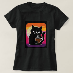 Angry Cat Joe 3 blk Vrouwen T-shirt