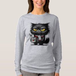 Angry cat t-shirt