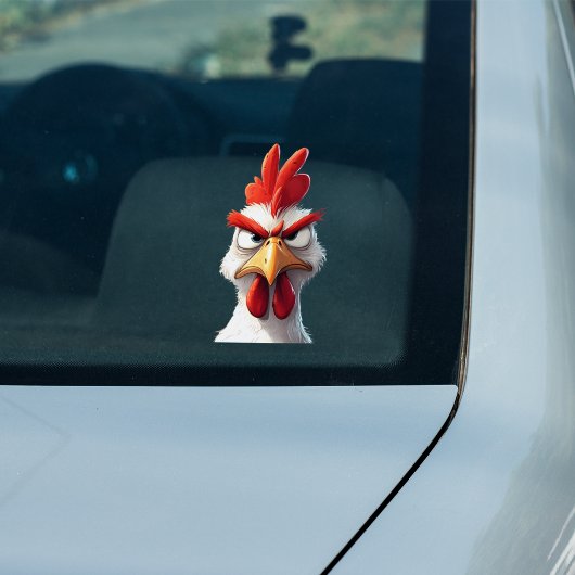 Angry Chicken Sticker
