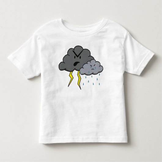 Angry Cloud Kinder Shirts (Voorkant)