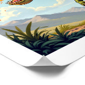 Angry Dinosaur Poster (Hoek)