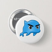 Angry Dolphin Button (Voorkant /achterkant)