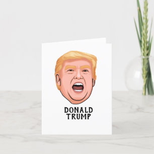 ANGRY DONALD TRUMP CUSTOM BEDANKKAART