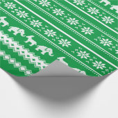 Angry Donald Trump Kerstmis Cadeaupapier (Hoek)