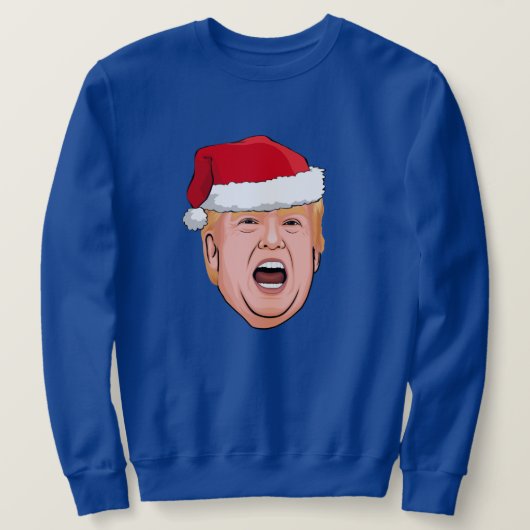 Angry Donald Trump Kerstmis Trui (Design voorkant)