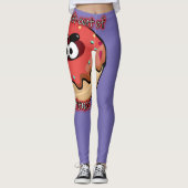 Angry Donut: Verfrist uit geduld Leggings (Voorkant)