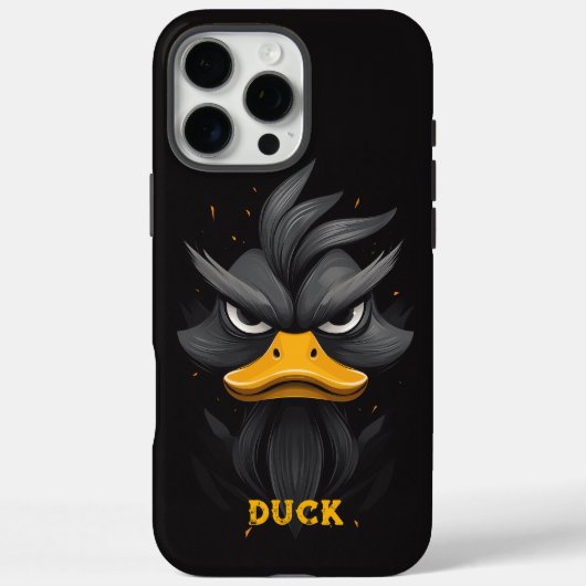 Angry Duck Black Case-Mate iPhone Case (Achterkant)