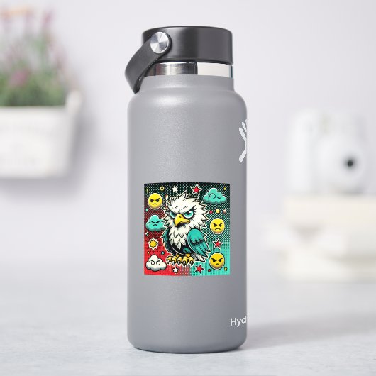 Angry Eagle Sticker (HydroFlask)