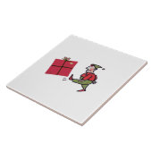 Angry Elf blanc grand carreaux céramique (Côté)