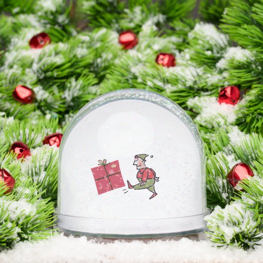 Angry Elf snow globe (Noël)