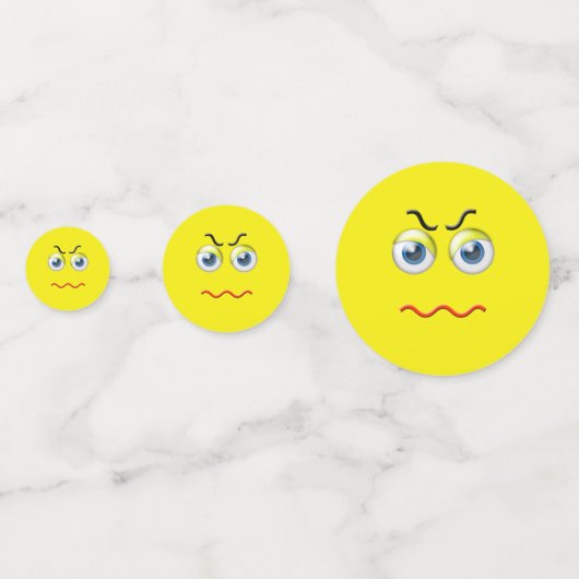 Angry Emoji Confetti (Voorkanten)