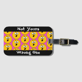 Angry Emojis "Not Yours, Wrong One"-Bagagelabel Bagagelabel