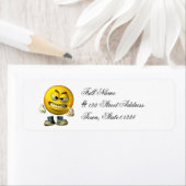 Angry Face Mailing Labels (Insitu)