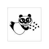 Angry Face Panda kus Rubberstempel (Afrduk)