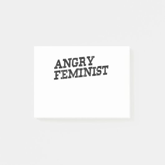 Angry Feminist Post-it® Notes (Voorkant)