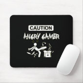 Angry Gamer Computer Grappige Video Game Gift Muismat (Met muis)