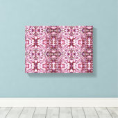 Angry Girl Canvas Afdruk (Insitu (Houten vloer))