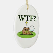 Angry Gopher Keramisch Ornament (Rechts)