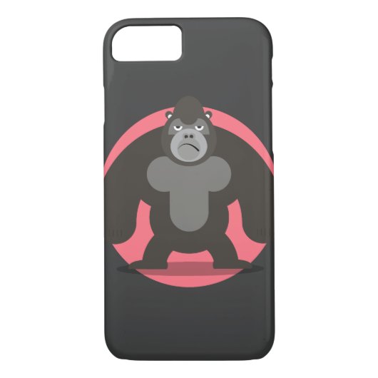 Angry Gorilla Phone Case (Achterkant)
