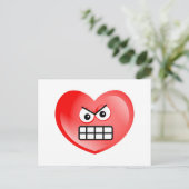 Angry Heart Briefkaart (Staand voorkant)