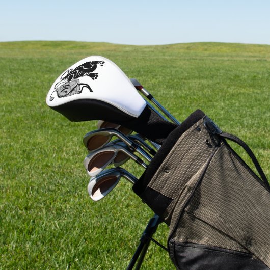 Angry Hippo Monogram Golfheadcover (Insitu)