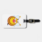 Angry Honey Bee Bagagelabels (Voorkant horizontaal)