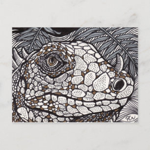 Angry Iguana Briefkaart