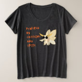 Angry Imperial Moth Caffeine & Spite Meme Shirt (Design devant)