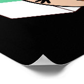 Angry-Ingrediënten Funny Baking Pun Dark BG Poster (Hoek)