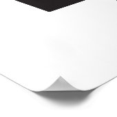 Angry Islander - zwart op licht Poster (Hoek)