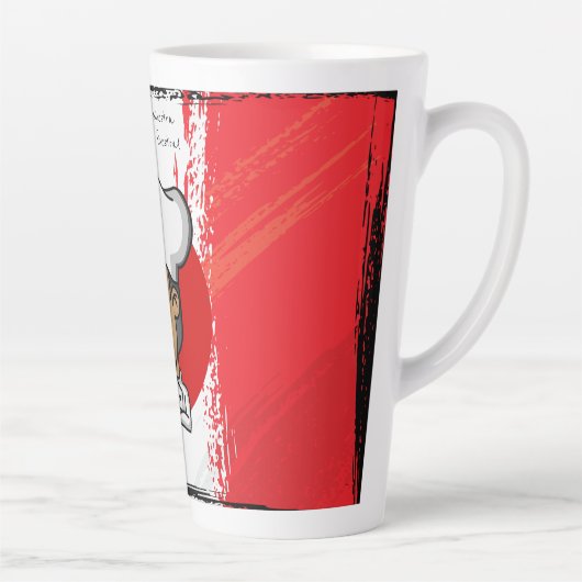 Angry Italy Chef tall mok koffie (Rechts)