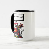 Angry Kantoor Beer Mok (Voorkant links)