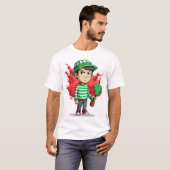 angry kid t-shirt (Voorkant volledig)