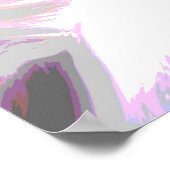 Angry Kitten met Poster-effect Poster (Hoek)