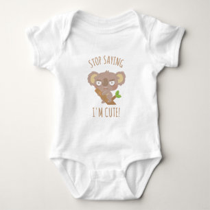 Angry Koala Beer Stop Gezegde Ik ben Baby T-shirt