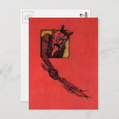  Angry Krampus Briefkaart (Voorkant / Achterkant)