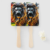 Angry Lion Handwaaier (Voorkant en achterkant)