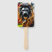 Angry Lion Handwaaier (Achterkant)