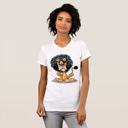 Angry Lion Vrouwen T-shirt (Voorkant volledig)