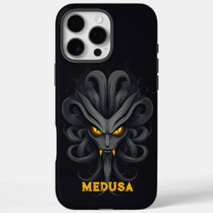 Angry Medusa Black iPhone 16 Pro Max Hoesje