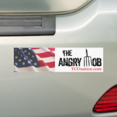 Angry Mob 1 Bumpersticker (Op auto)