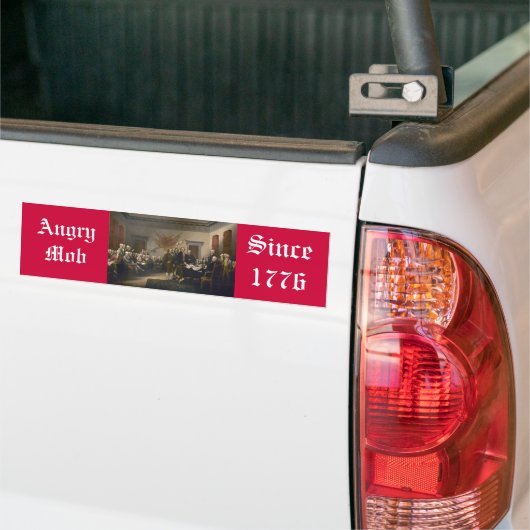 Angry Mob Bumpersticker (Op Truck)