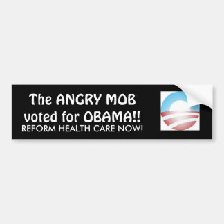 ANGRY MOB BUMPERSTICKER