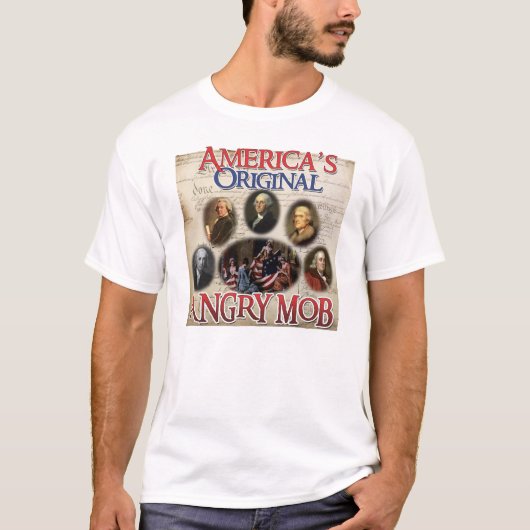 Angry Mob. De originals T-shirt (Voorkant)
