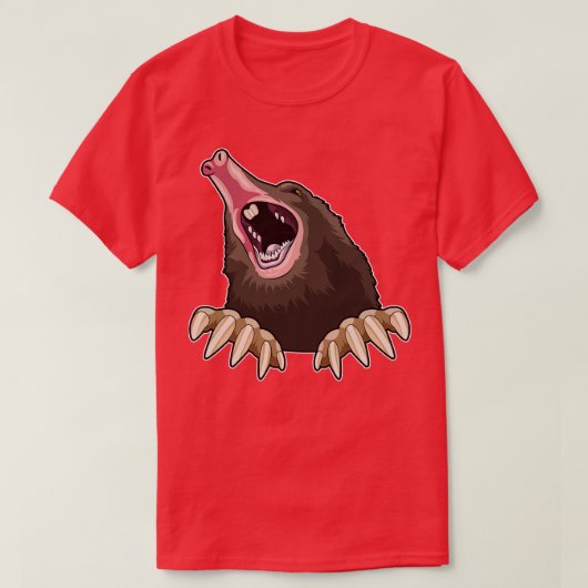 Angry Mole T-shirt (Design voorkant)