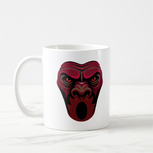 Angry Monkey Face Koffiemok (Links)